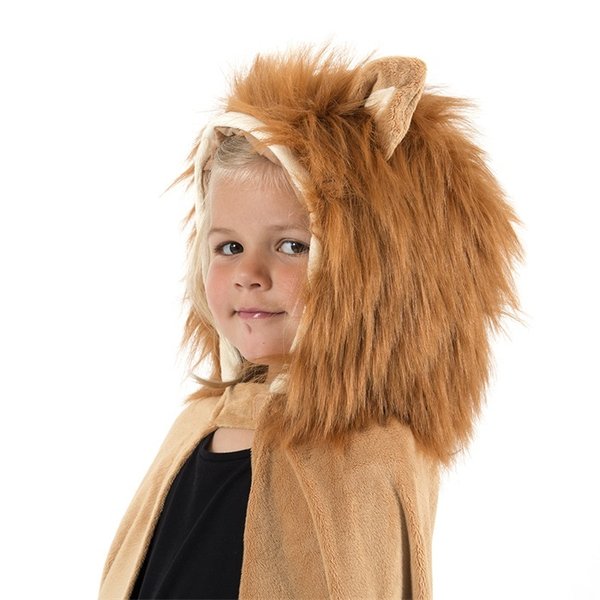 Kostyme cape løve 3-8 år