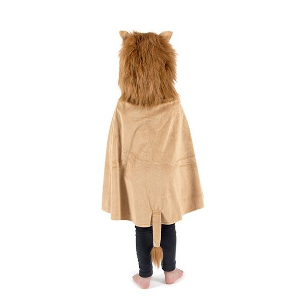 Kostyme cape løve 3-8 år